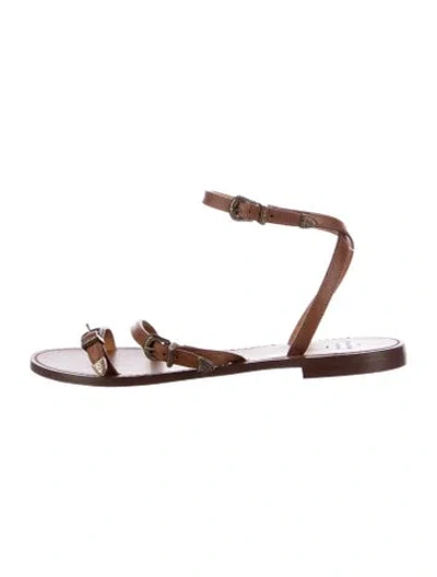 Pre-owned Sézane Sandals In Brown