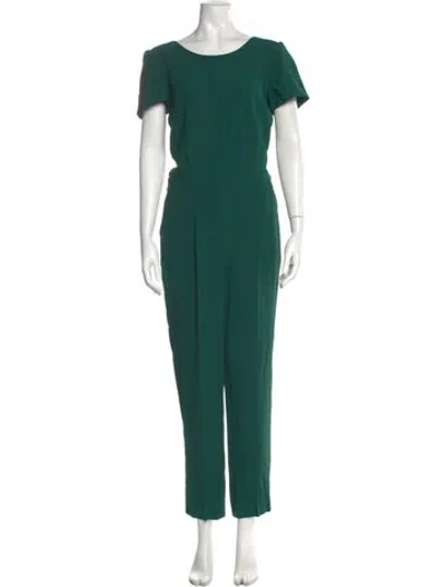 Pre-owned Sézane Scoop Neck Jumpsuit W/ Tags In Green