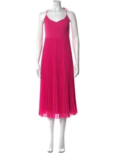 Pre-owned Sézane Scoop Neck Long Dress W/ Tags In Pink