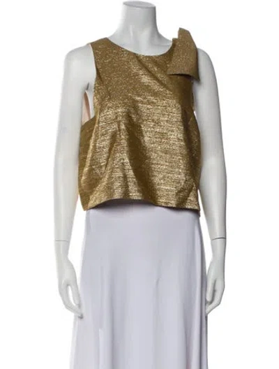 Pre-owned Sézane Scoop Neck Sleeveless Crop Top W/ Tags