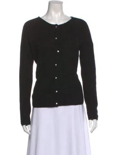 Pre-owned Sézane Scoop Neck Sweater In Black