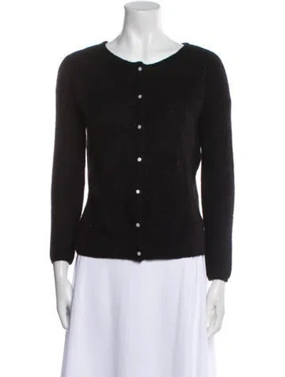 Pre-owned Sézane Scoop Neck Sweater In Black