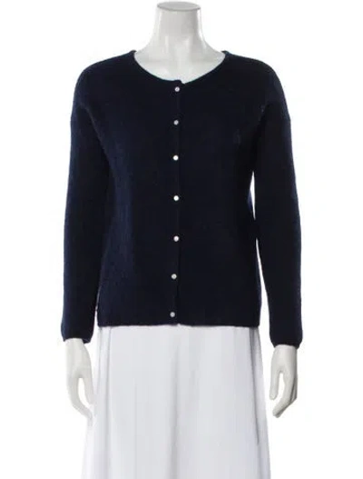 Pre-owned Sézane Scoop Neck Sweater In Blue