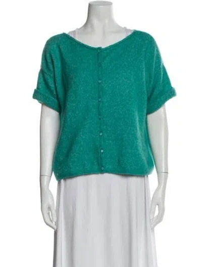 Pre-owned Sézane Scoop Neck Sweater In Blue