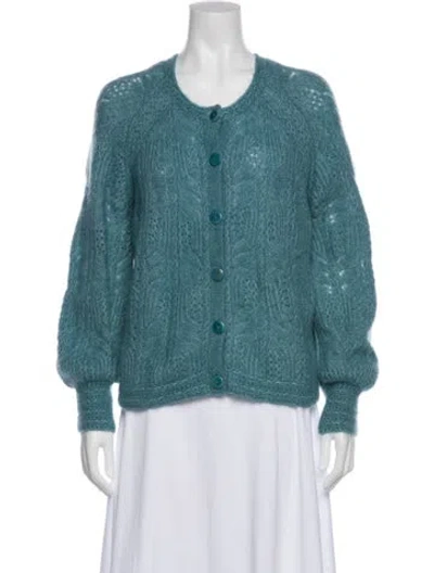 Pre-owned Sézane Scoop Neck Sweater In Blue