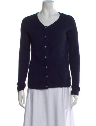 Pre-owned Sézane Scoop Neck Sweater In Blue