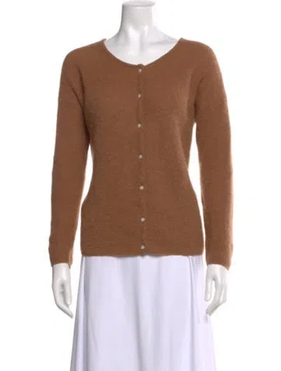 Pre-owned Sézane Scoop Neck Sweater In Brown