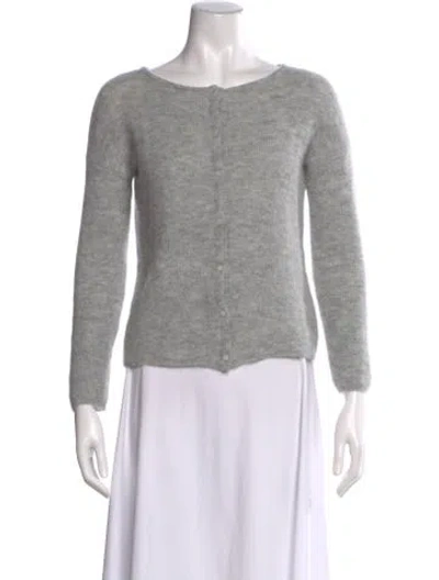 Pre-owned Sézane Scoop Neck Sweater In Gray