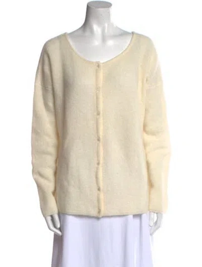 Pre-owned Sézane Scoop Neck Sweater In Neutral