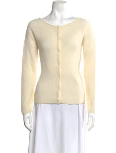 Pre-owned Sézane Scoop Neck Sweater In Neutral