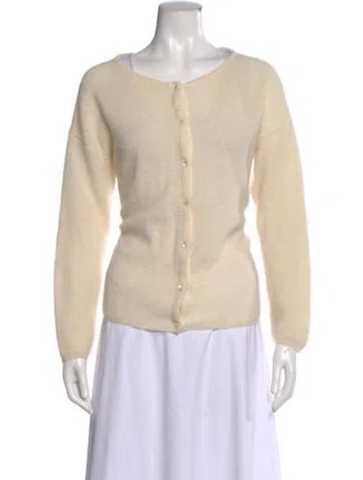 Pre-owned Sézane Scoop Neck Sweater In Neutral