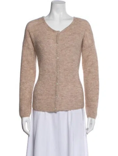 Pre-owned Sézane Scoop Neck Sweater In Neutral