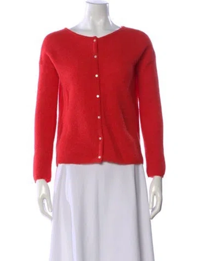 Pre-owned Sézane Scoop Neck Sweater In Orange