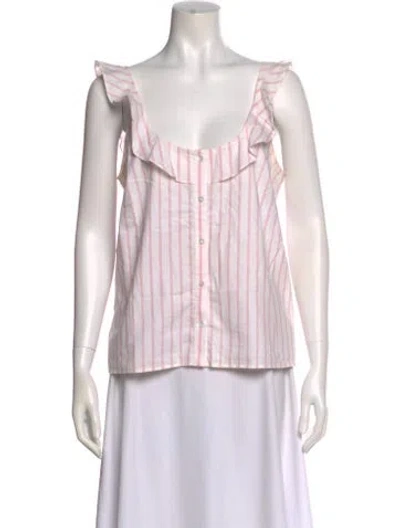 Pre-owned Sézane Scoop Neck Sweater In Pink