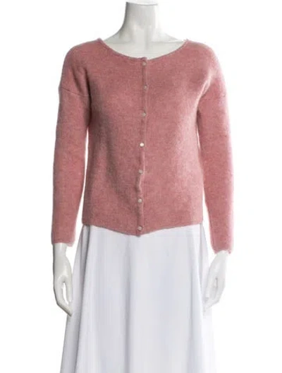 Pre-owned Sézane Scoop Neck Sweater In Pink