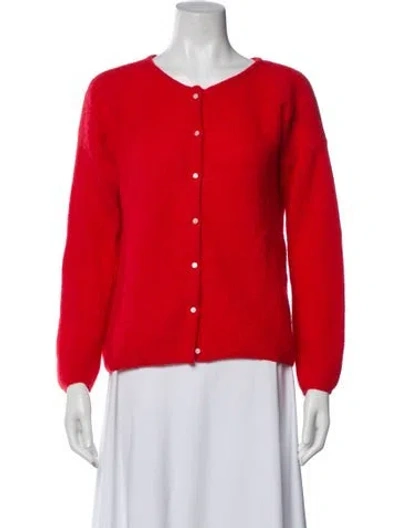 Pre-owned Sézane Scoop Neck Sweater In Red