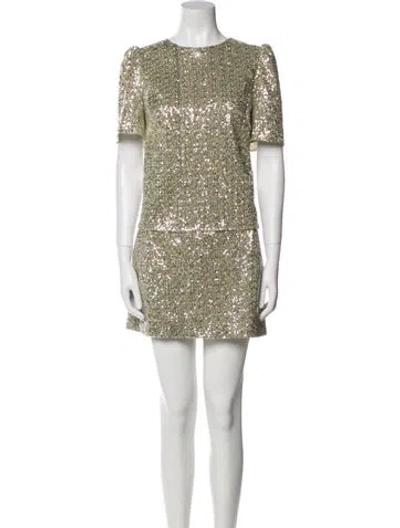 Pre-owned Sézane Sequin Embellishments Skirt Set W/ Tags