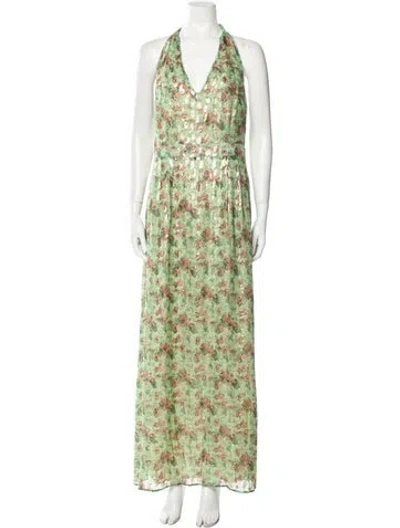 Pre-owned Sézane Silk Long Dress