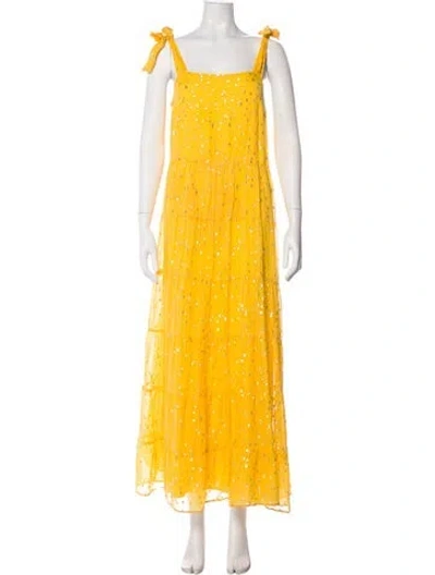 Pre-owned Sézane Silk Midi Length Dress