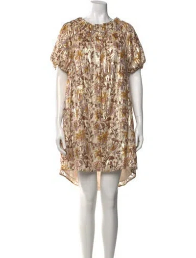 Pre-owned Sézane Silk Mini Dress