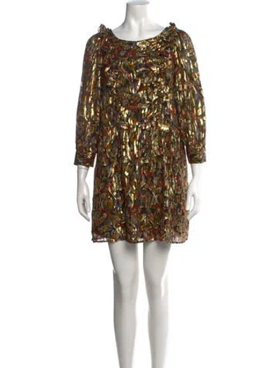 Pre-owned Sézane Silk Mini Dress