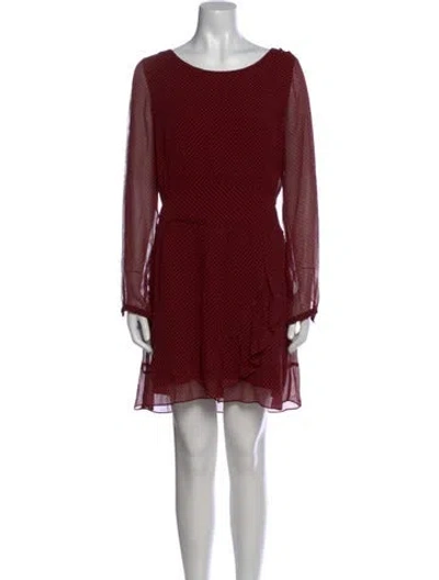 Pre-owned Sézane Silk Mini Dress W/ Tags In Red