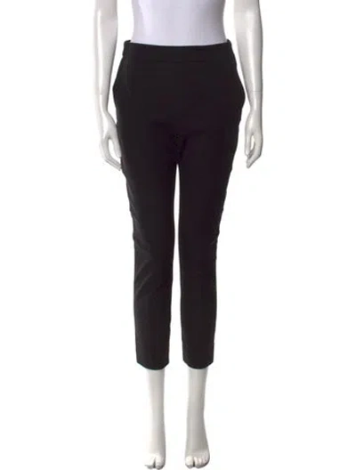 Pre-owned Sézane Skinny Leg Pants In Black