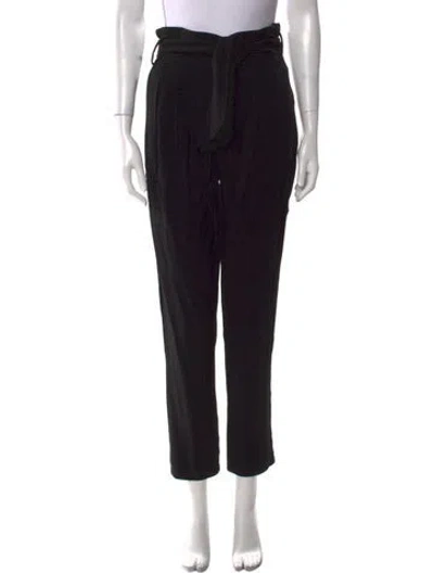 Pre-owned Sézane Skinny Leg Pants In Black