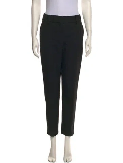 Pre-owned Sézane Skinny Leg Pants In Black