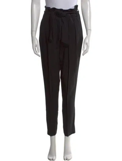 Pre-owned Sézane Skinny Leg Pants In Black
