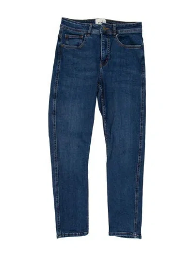 Pre-owned Sézane Skinny Leg Pants In Blue