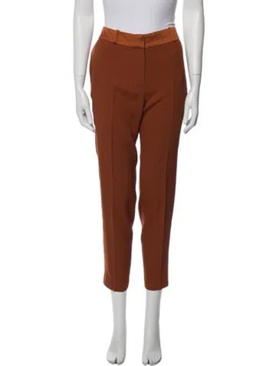 Pre-owned Sézane Skinny Leg Pants In Brown