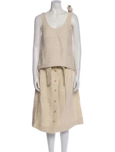 Pre-owned Sézane Skirt Set In Neutral