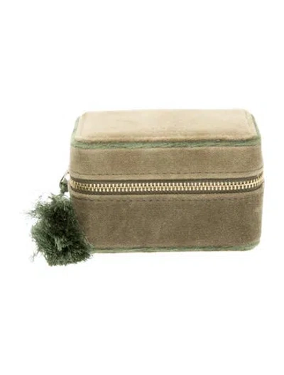 Pre-owned Sézane Small Jewelry Organizer In Green
