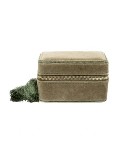 Pre-owned Sézane Small Jewelry Organizer In Green