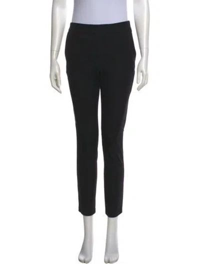 Pre-owned Sézane Straight Leg Pants In Black