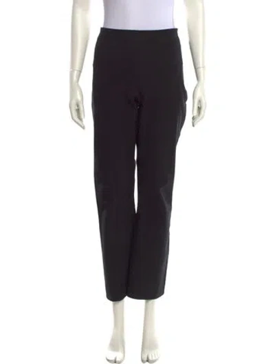 Pre-owned Sézane Straight Leg Pants In Black