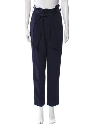 Pre-owned Sézane Straight Leg Pants In Black