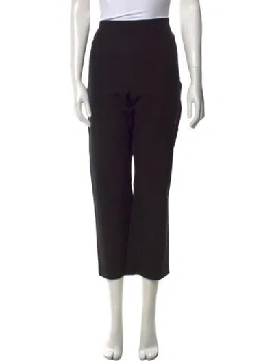 Pre-owned Sézane Straight Leg Pants In Black