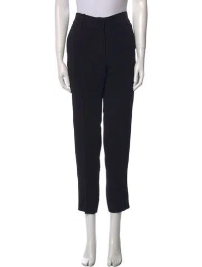 Pre-owned Sézane Straight Leg Pants In Black