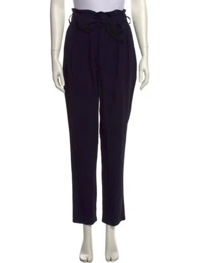 Pre-owned Sézane Straight Leg Pants In Black