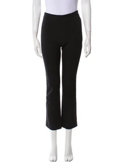 Pre-owned Sézane Straight Leg Pants In Black