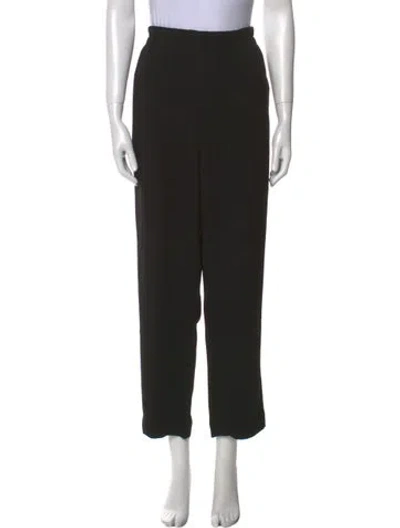 Pre-owned Sézane Straight Leg Pants In Black