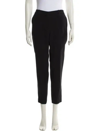 Pre-owned Sézane Straight Leg Pants In Black