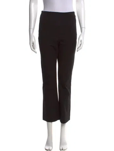Pre-owned Sézane Straight Leg Pants In Black