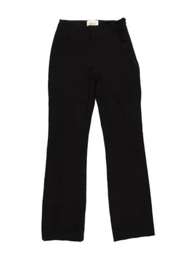 Pre-owned Sézane Straight Leg Pants In Black