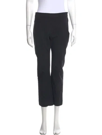 Pre-owned Sézane Straight Leg Pants In Black