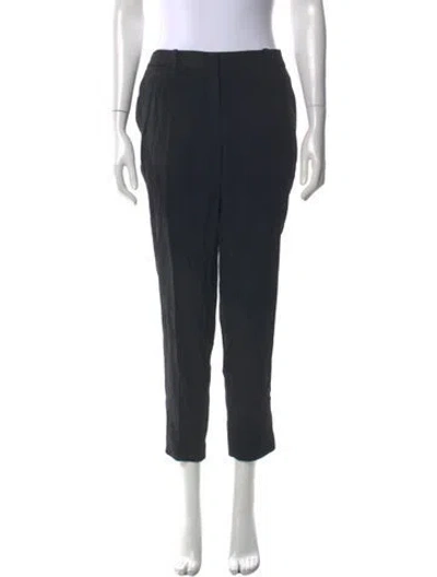 Pre-owned Sézane Straight Leg Pants In Black