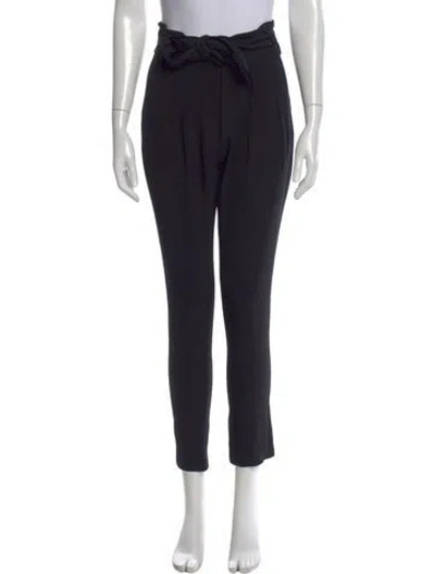 Pre-owned Sézane Straight Leg Pants In Black