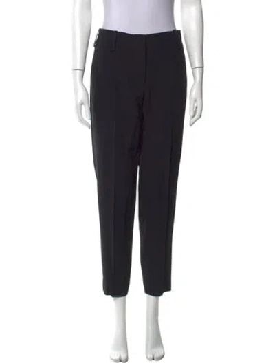 Pre-owned Sézane Straight Leg Pants In Black